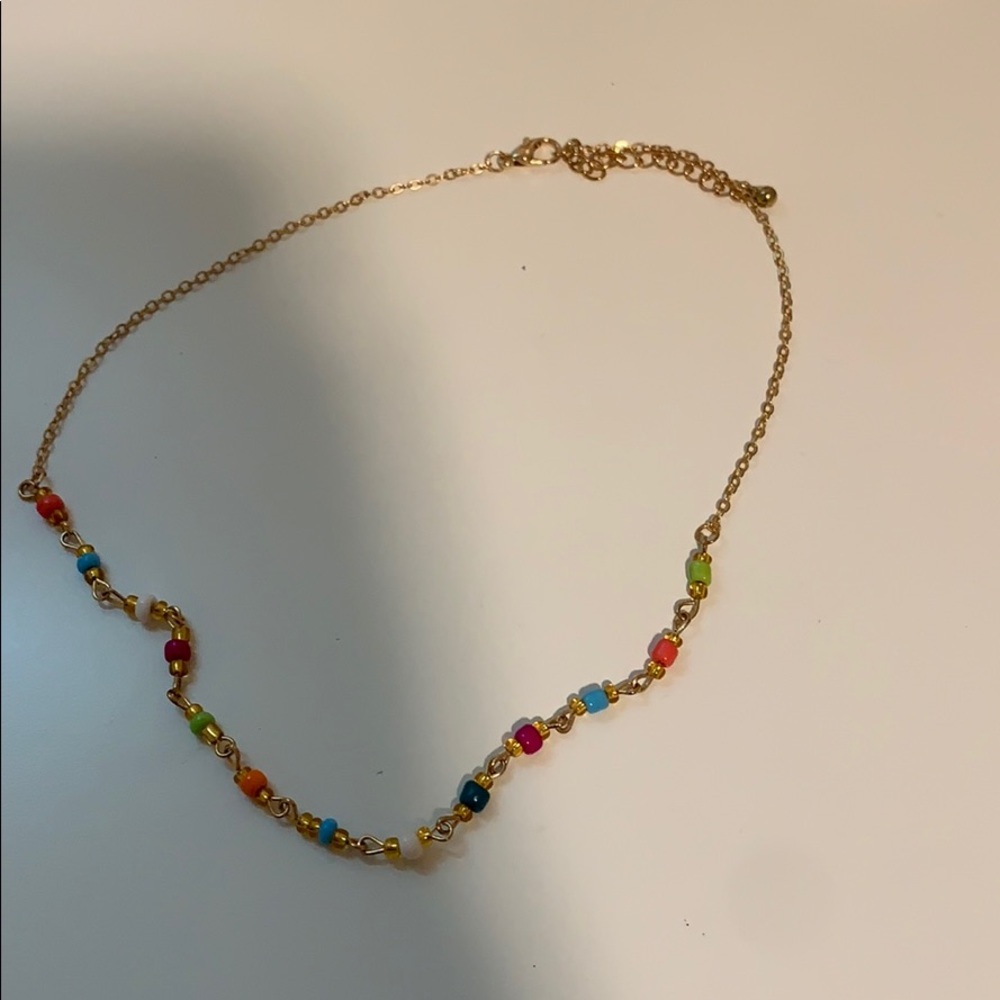 Colorful beaded necklace